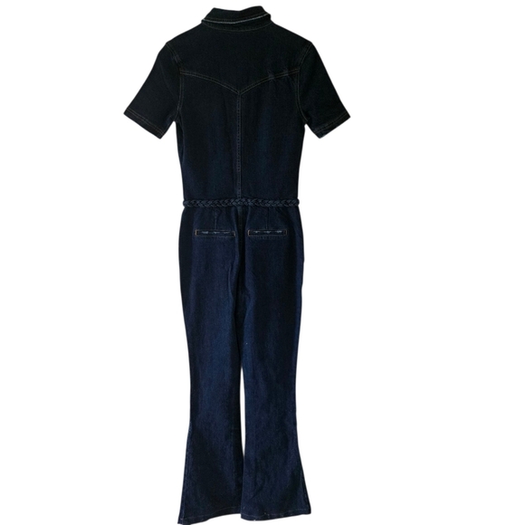 Ser.O.Ya Dark Wash Alice Denim Jumpsuit NWT - Picture 8 of 16